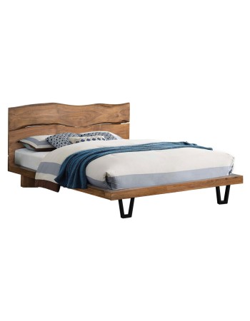 NICOLE Bed 160x200cm | Solid Wood Acacia 