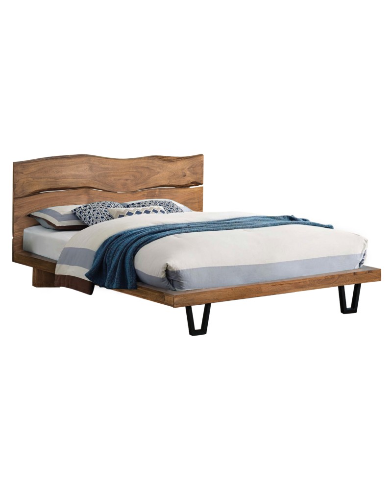 NICOLE Bed 160x200cm | Solid Wood Acacia 