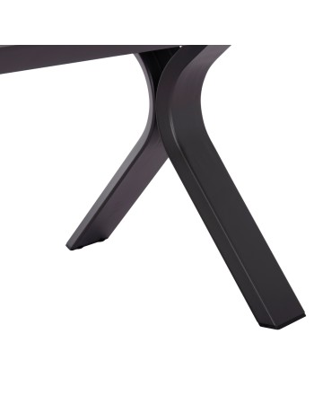 ANDROMEDA (L) Dining Table 240/300x100x75cm | Grey Aluminium with sinterered stone top