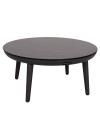 ZODIAC Coffee Table 60x28cm | Grey Aluminium with Glass Top