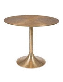 HYPNOTISING ROUND Dining Table | Gold
