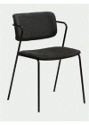 ZED Chair | Crow Black, Black legs