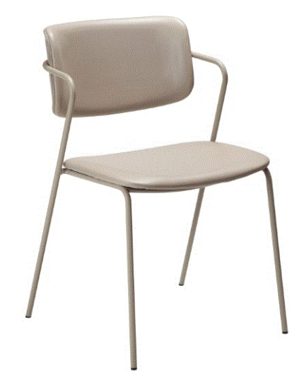 ZED Chair | Cashmere Art.Leather, Cashmere legs