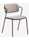 ZED Chair | Cashmere Boucle, Ant.Brass legs