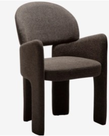 AOLE Armchair | Major Brown Boucle