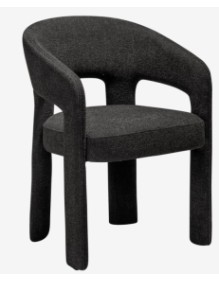 SPLENDOR Armchair | Raven Black Boucle