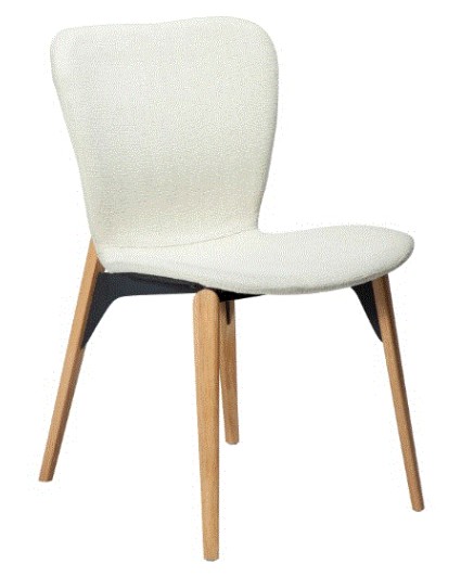 PARAGON Chair | Bone White Boucle, Oak legs