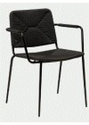 STILETTO Armchair | Black Paper Cord