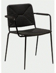 STILETTO Armchair | Black Paper Cord