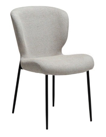 GLORY Chair | Cashmere Boucle, Black legs