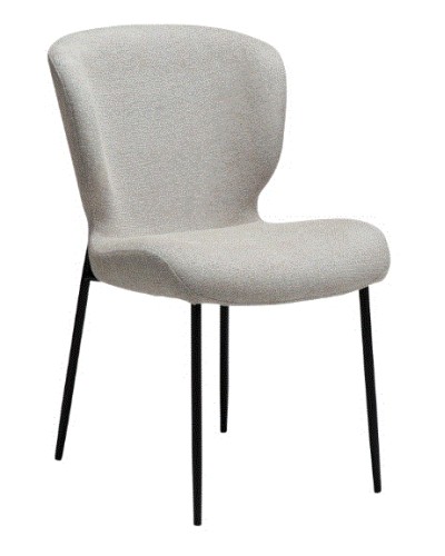 GLORY Chair | Cashmere Boucle, Black legs