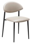 TUSH Chair | Cashmere Art.Leather,Black legs