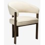 DUCT Armchair | Simply Beige Boucle, Ant.Brass legs