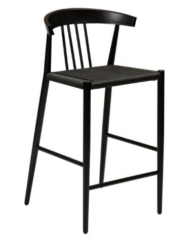 SAVA Counter Stool | Black Paper Cord