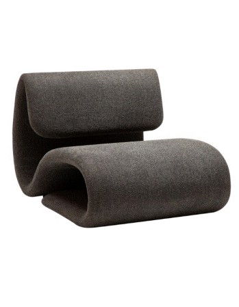 DUBNA Lounge Chair | Grey Boucle