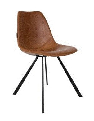 FRANKY Chair | Brown PU