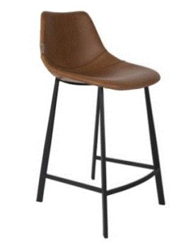 FRANKY Counter Stool | Brown