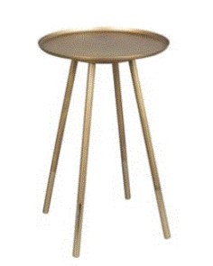ELIOT Side Table | Brass Antique