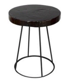 KRATON Side Table S | Chocolate Black