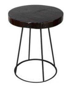 KRATON Side Table S | Chocolate Black