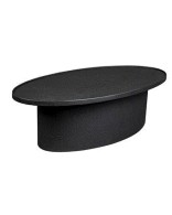 WINSTON Oval Coffee Table | Black