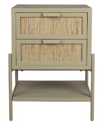 YASU Side Table Bedstand| Beige
