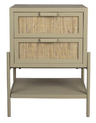 YASU Side Table Bedstand| Beige