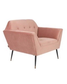 KATE Lounge Chair | Pink