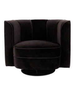 FLOWER Lounge Chair | Black