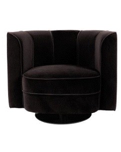 FLOWER Lounge Chair | Black