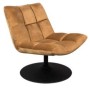 BAR Lounge Chair | Velvet Golden Brown