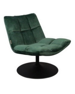 BAR Lounge Chair | Velvet Green