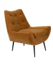 GLODIS Lounge Chair | Whiskey