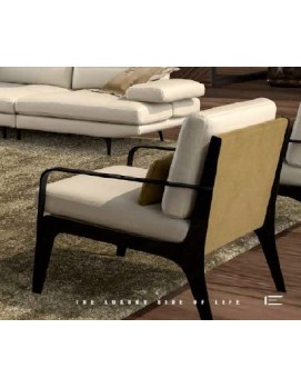 TWEED Armchair | Fabric Mosca col.002, Bronze 004