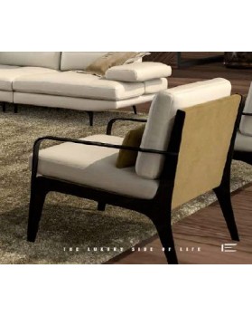TWEED Armchair | Fabric Mosca col.002, Bronze 004