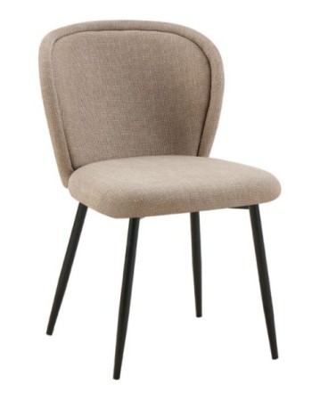FIGARO Chair | Beige, Black legs