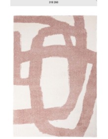 LILLY 318 Carpet 160x230cm | Pink