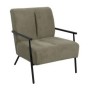 ANUBIS Armchair | Aluminum in Beige color and polyester fabric grey/beige