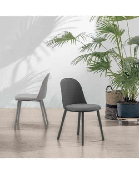 SANTA CRUZ Chair | Graphite Microfiber Velvet 
