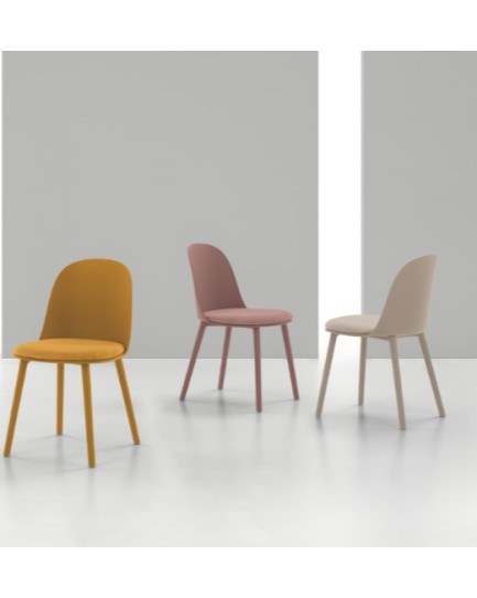 SANTA CRUZ Chair | Ivory Microfiber Velvet
