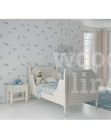 CLASSIC 2 Bed 90x190cm | Wood lacquer no.29
