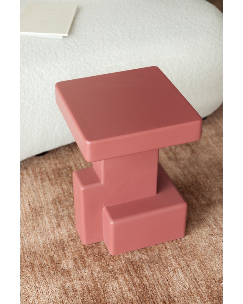 BLAST Side Table 35x50cm | Marsala