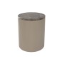 ANNA Side Table 35x42cm | Brown Marble top, Beige base