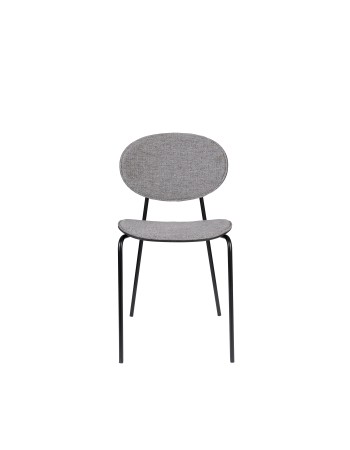 DONNY Chair | Grey, Black legs