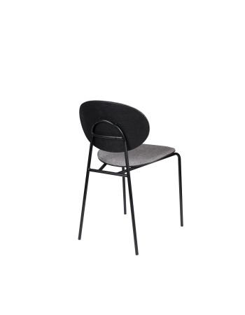 DONNY Chair | Grey, Black legs