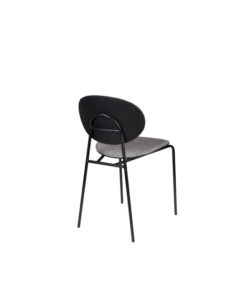 DONNY Chair | Grey, Black legs
