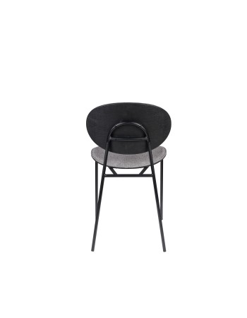 DONNY Chair | Grey, Black legs