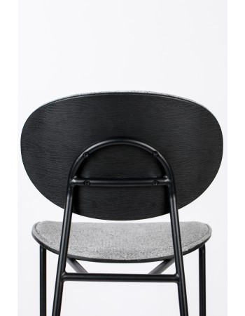 DONNY Chair | Grey, Black legs