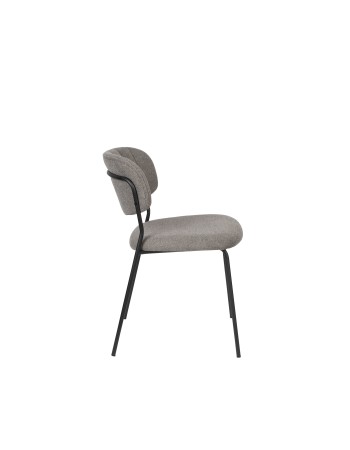 JOLIEN Chair | Grey, Black legs