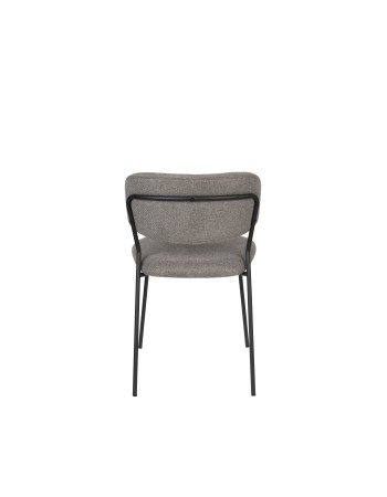 JOLIEN Chair | Grey, Black legs